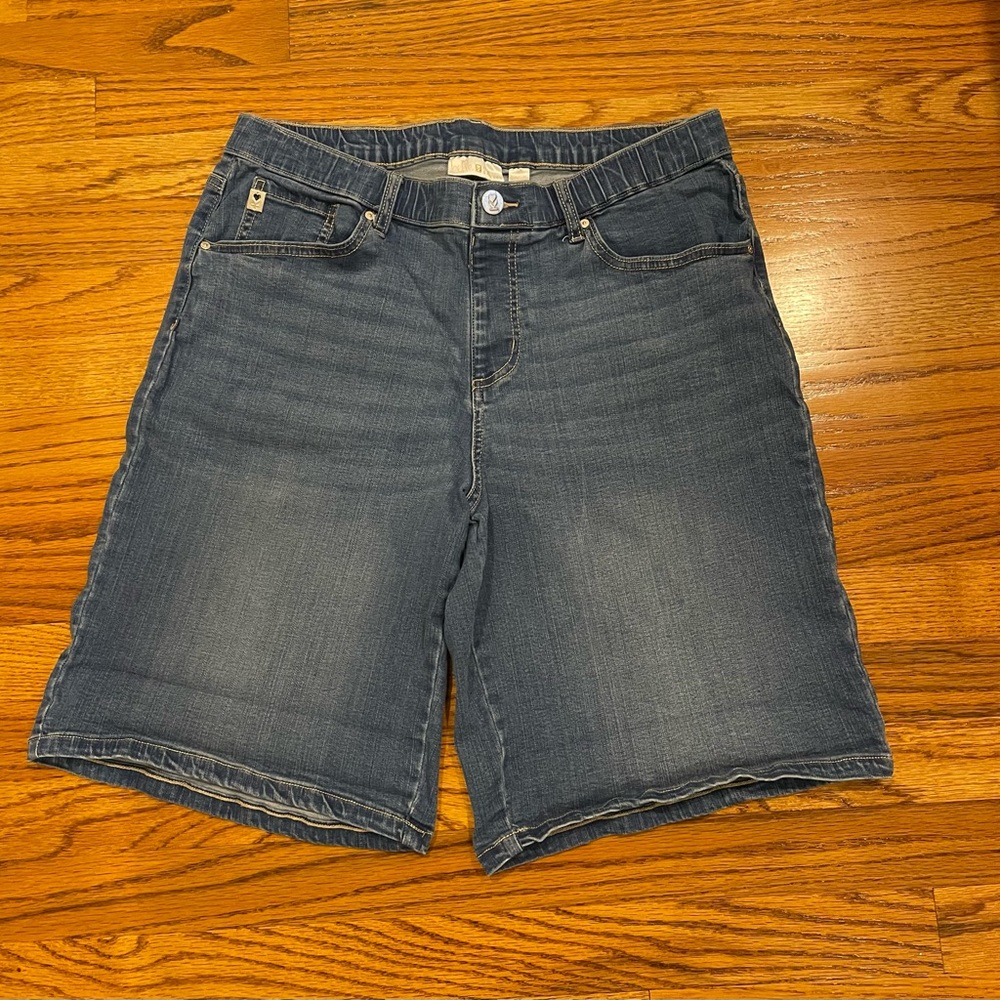 Belle by Kim Gravel TripleLuxe rollabelle shorts size 14